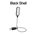 HOMEFISH 1PC Mini USB LED Light Book Light Flexible Reading Lamp Portable Night Light For Power Bank Laptop Notebook PC Computer